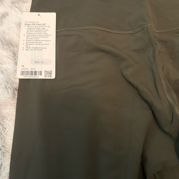 lululemon athletica align Dark Olive Green Leggings 28” - Picture 5 of 12